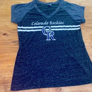 woman’s Rockies tee